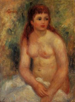 皮埃爾 奧古斯特 雷諾阿 Seated Young Woman, Nude 皮埃爾 奧古斯特 雷諾阿 Seated Young Woman, Nude